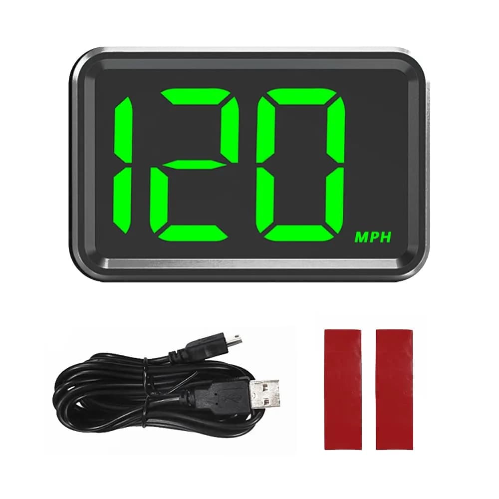 Salior Car GPS Speedometer HUD Display 2.98 x 1.96 inch | Digital Speed Test for Cars