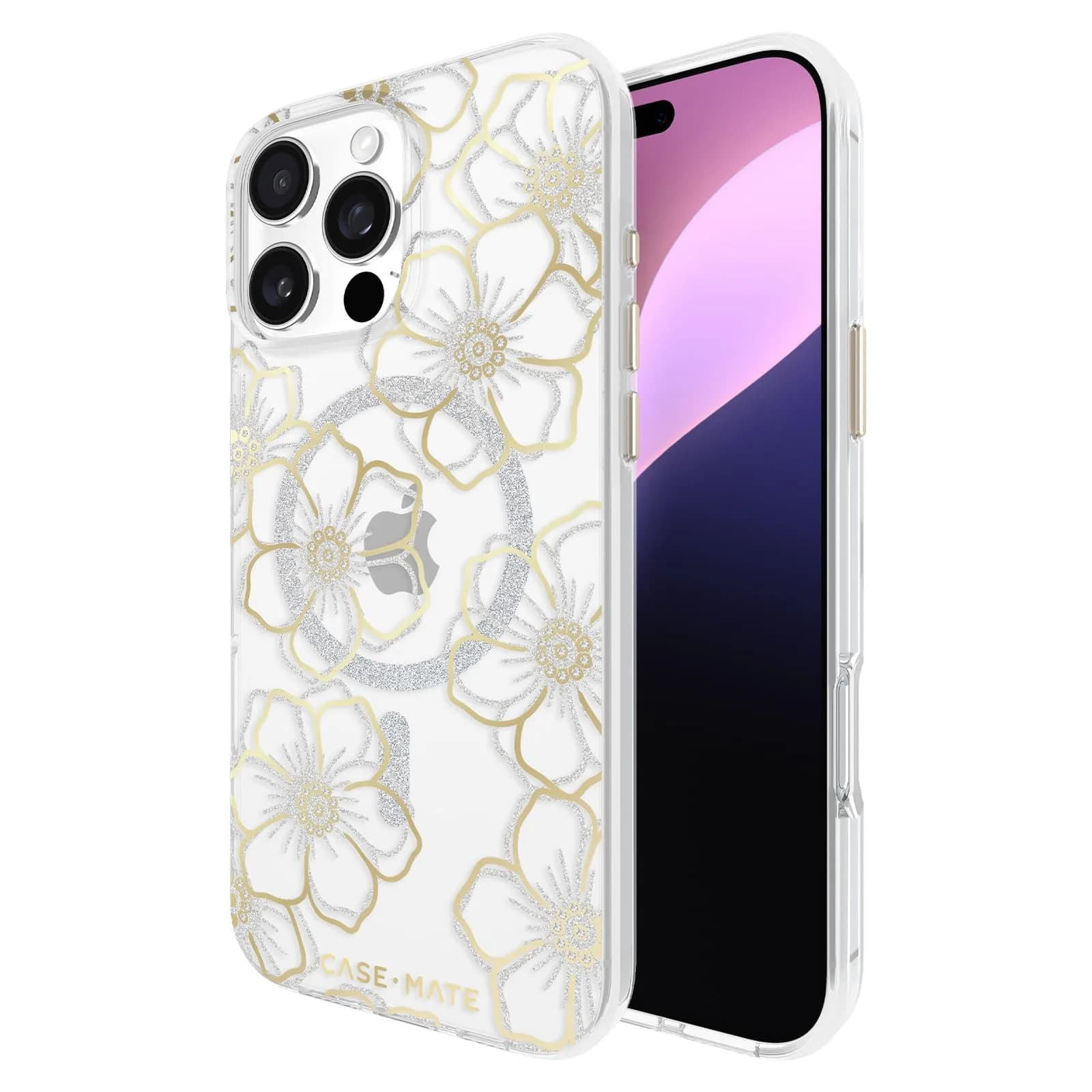 Case-Mate iPhone 16 Pro Max Case - Floral Gems | 12ft Drop Protection, MagSafe Compatible — Floral Gems