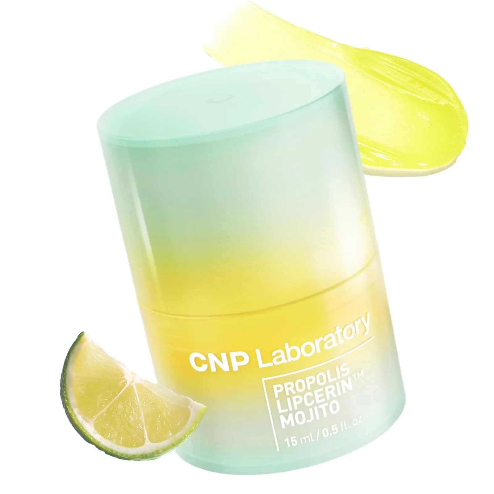 CNP Honey Lip Butter Propolis Lipcerin™ 01 Original 15ml (0.5 fl.oz.) | 12-Hour Hydration for Dry Lips — 03 Lime