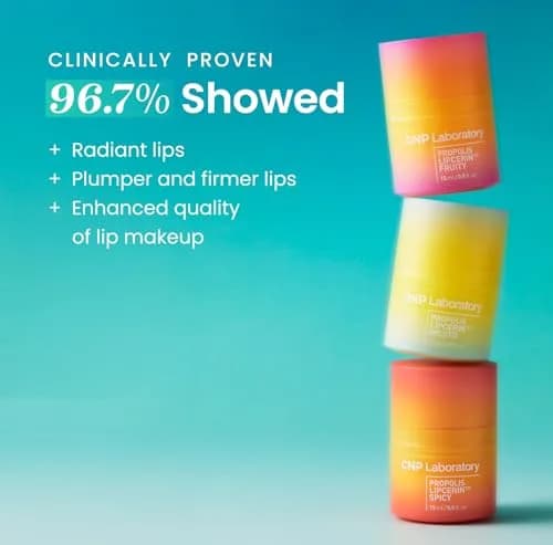 CNP Honey Lip Butter Propolis Lipcerin 0.5 fl.oz. (15ml) | Hydrating Lip Mask for Dry Lips thumbnail 5