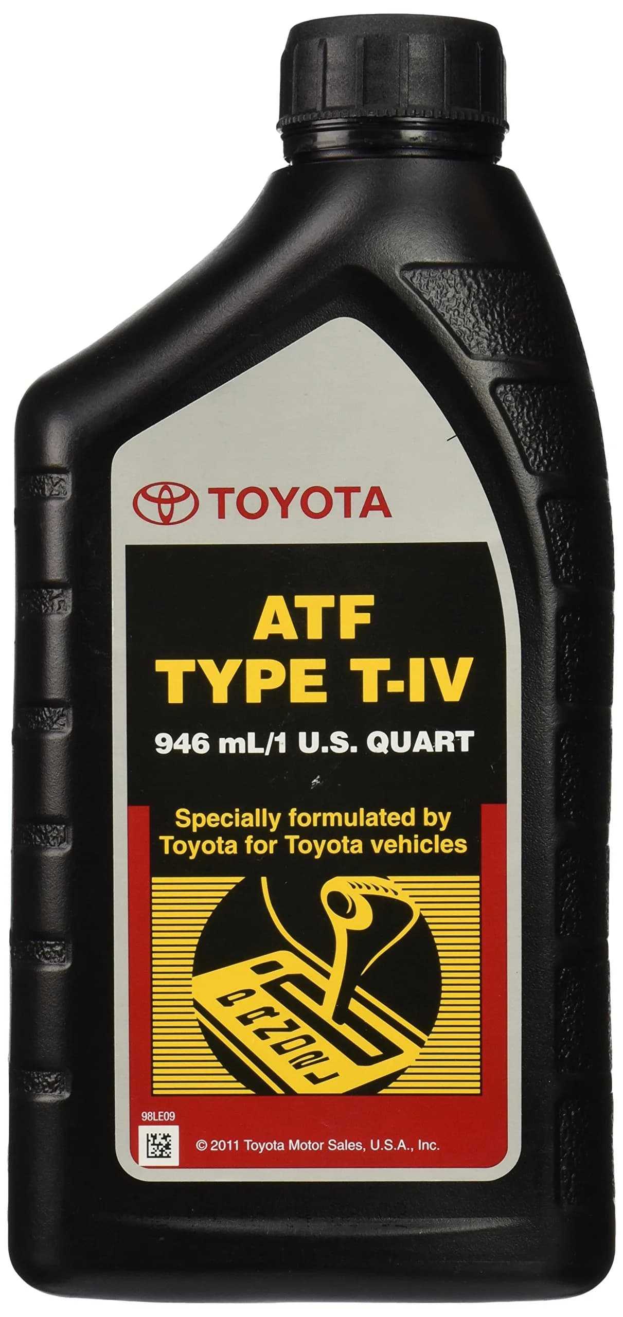 Toyota Lexus ATF Automatic Transmission Fluid 4 Pack | Genuine US Import, Universal Fit, 128 Fl Oz (3.78L) | Supports Smooth Gear Shifts