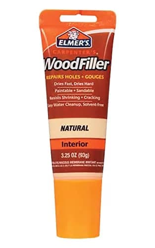 Elmer's Wood Filler 3.25oz Tube Natural | Sandable, Paintable & Crack-Resistant thumbnail 2