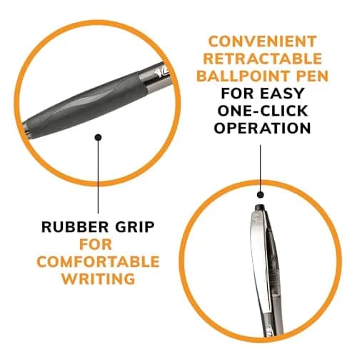 BIC Glide Retractable Ballpoint Pens, Medium Point 1.0mm, 8-Count Pack | Ultra Smooth Writing for Students & Office thumbnail 8