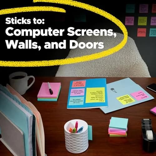 Post-it Super Sticky Notes 3x3 in Energy Boost Collection | 12 Pads (Pack of 2), 70 Sheets/Pad thumbnail 6