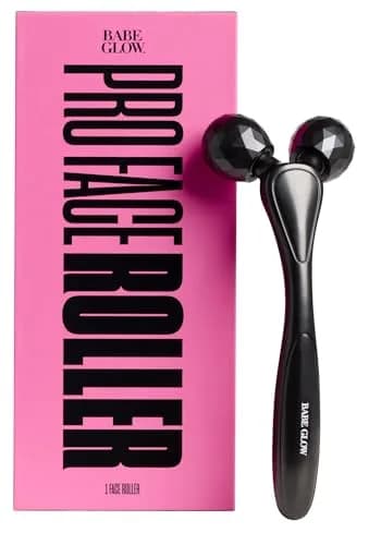 BABE ORIGINAL Pro Face Roller, Cooling Zinc Alloy Massage Tool | Boosts Skin Firmness & Luminosity thumbnail 1