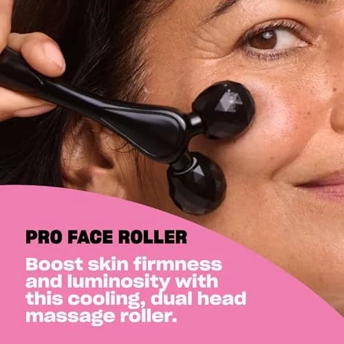 BABE ORIGINAL Pro Face Roller, Cooling Zinc Alloy Massage Tool | Boosts Skin Firmness & Luminosity thumbnail 2