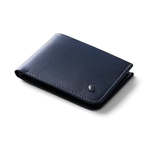 Bellroy Hide & Seek Slim Leather Bifold Wallet RFID Navy | Classic Design with RFID Security thumbnail 1