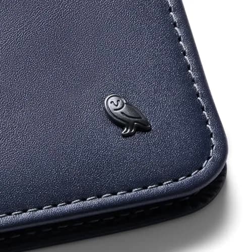 Bellroy Hide & Seek Slim Leather Bifold Wallet RFID Navy | Classic Design with RFID Security thumbnail 3