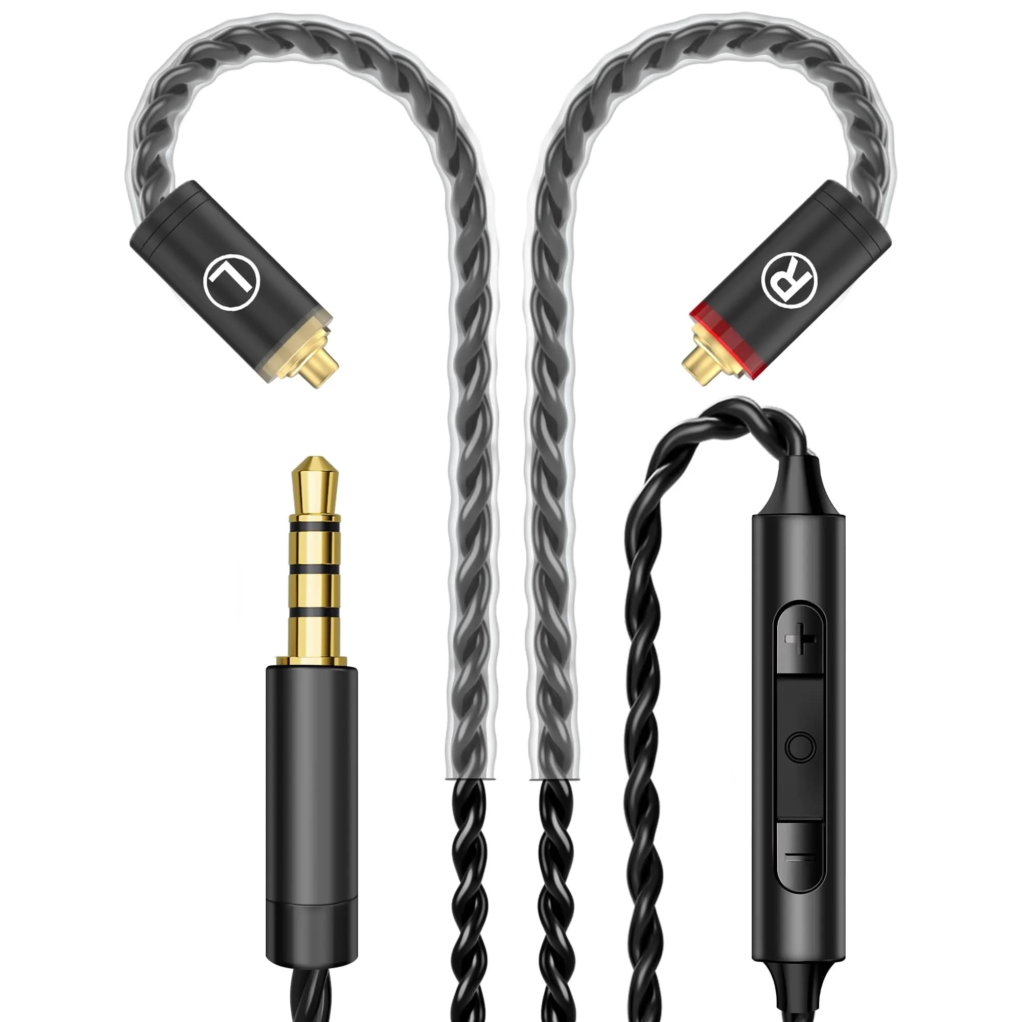 Audiovance HiFi MMCX Cable with Mic 163cm (63") | Lossless Audio & Clear Calls for IEMs - main product image