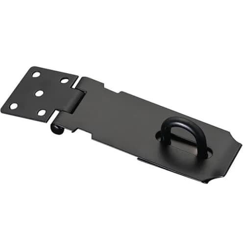 HOWDIA 180 Degree Hasp Lock Latch with Lock | 4 Inch Stainless Steel Security Door Clasp for Shed & Gate thumbnail 7