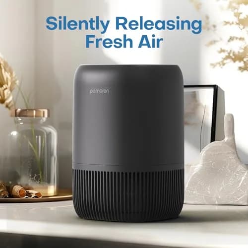 POMORON Air Purifier for Bedroom & Home | HEPA Filter, Whisper Quiet, Aromatherapy, 256 sq ft thumbnail 8