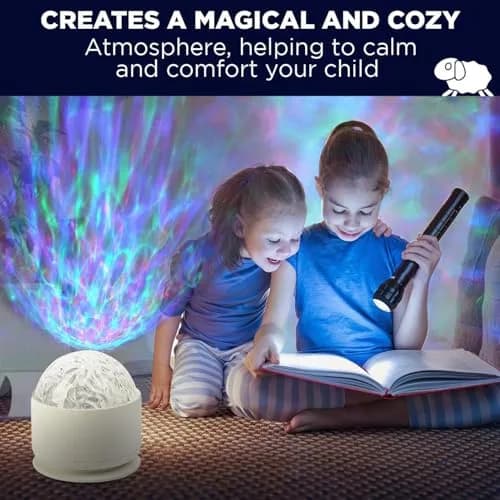 diatomiteco Calming Sensory Ocean Wave Lamp Projector 8.6 cm (3.4 inches) | Autism Toy for Kids and Adults thumbnail 4