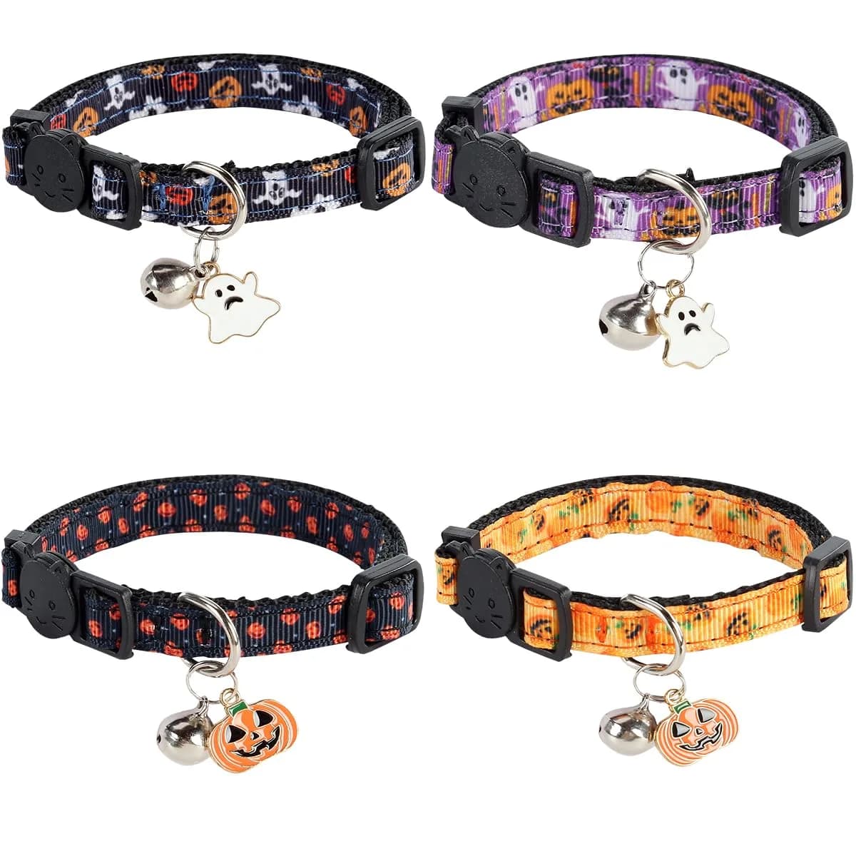 Yizepet Cat Collars with Bells, Breakaway Kitten Collar, Cute Kitty Collar, Pet Supplies Accessories | Adjustable from 7.8-10.2 inches