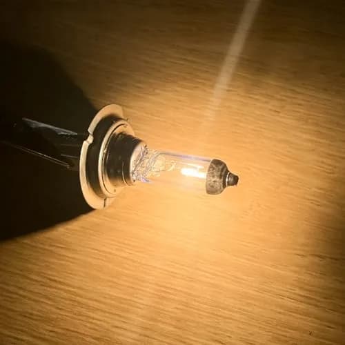 ALKOREY H7 12V 55W Car Headlight Bulb 2 Pack | 3300K Warm White Light for Safe Night Driving thumbnail 3