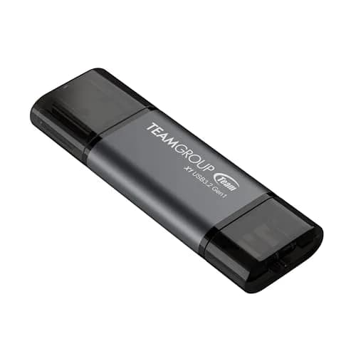TEAMGROUP X1 64GB USB 3.2 Gen 1 Type-A & Type-C Flash Drive | 100MB/s Read Speed thumbnail 2