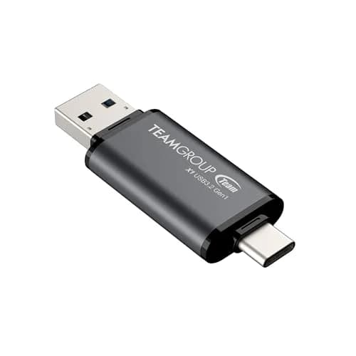 TEAMGROUP X1 64GB USB 3.2 Gen 1 Type-A & Type-C Flash Drive | 100MB/s Read Speed thumbnail 3