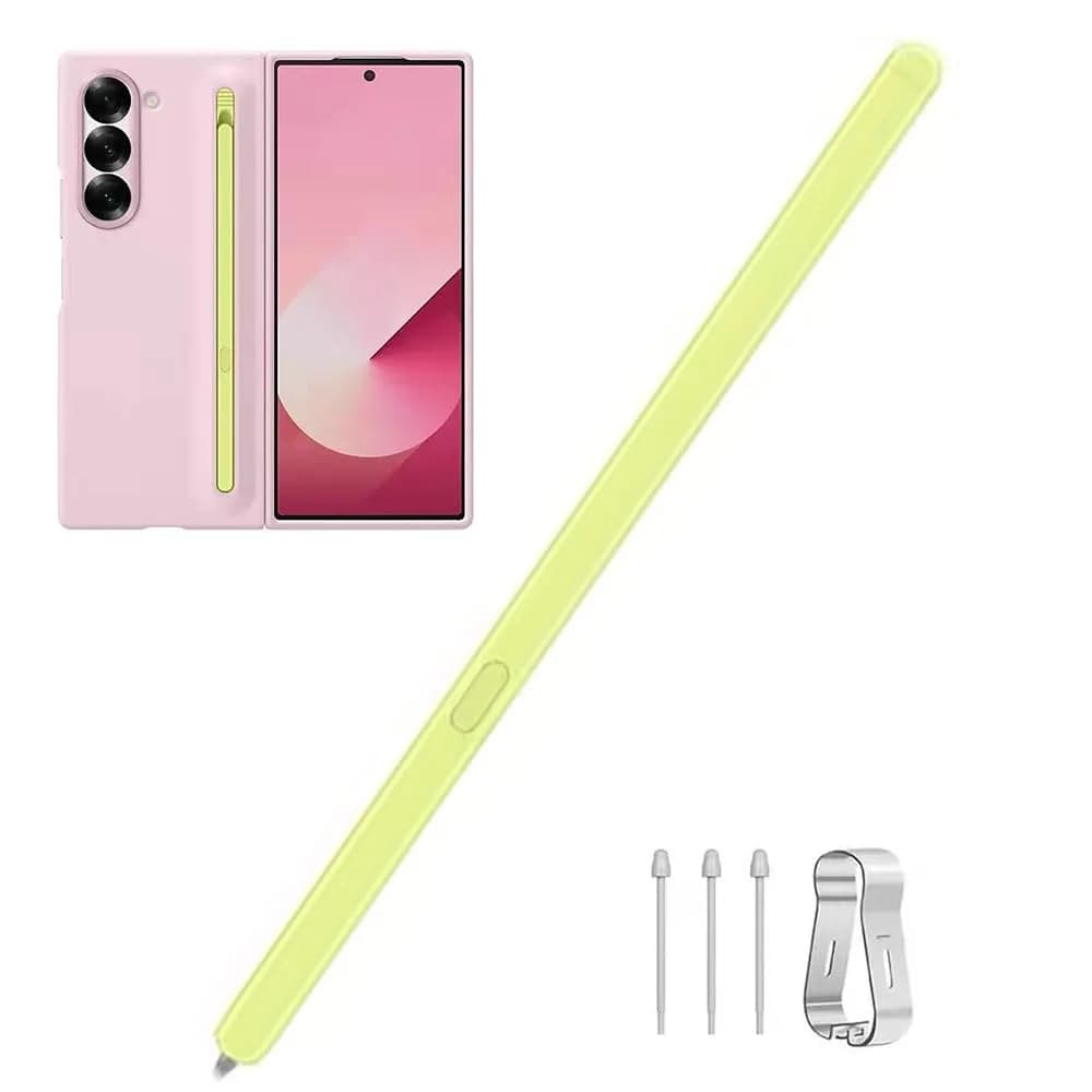 Bimahoo S Pen Fold Edition Replacement for Samsung Galaxy Z Fold 6/Fold 5 Phone Only with 3 Pen Tips (Orange) — Green
