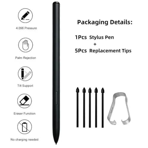 Bimahoo Stylus Compatible with Remarkable 2 | 4096 Pressure Levels, Eraser, Tilt Support, 5 Tips thumbnail 4