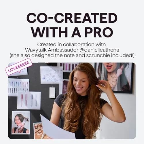 Wavytalk Pro Steam Hair Straightener Brush 30.7cm (12.1 Inch) | Hydrates Hair, Reduces Frizz, Faster Styling thumbnail 6