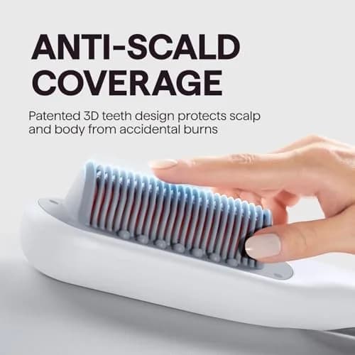 Wavytalk Pro Steam Hair Straightener Brush 30.7cm (12.1 Inch) | Hydrates Hair, Reduces Frizz, Faster Styling thumbnail 7