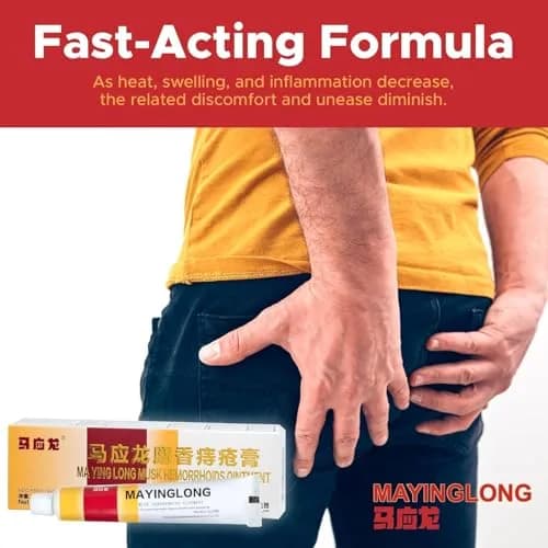 Mayinglong Musk Hemorrhoids Ointment 20g (0.71 oz) | Fast Relief for Itching & Discomfort thumbnail 5