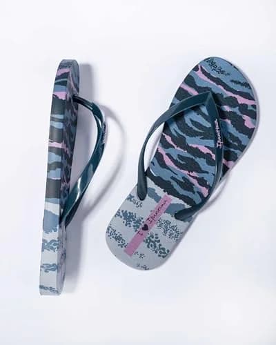 Ipanema Animal Print VI Fem Flip Flops Blue Lilac 7.5/8 UK | Animal Print Elegance thumbnail 5
