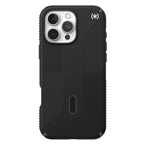 Speck Presidio 2 Grip iPhone 16 Pro Max Case - MagSafe & ClickLock Slim Black/Slate thumbnail 7