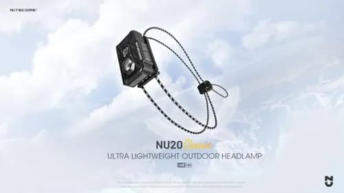 Nitecore NU20 Classic Ultralight Headlamp 360 Lumens | USB-C Rechargeable, Red Light, IP66 Waterproof thumbnail 3