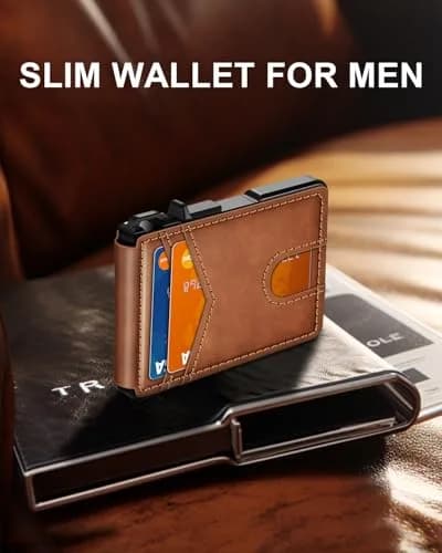 ZALVEX Wallet for Men Slim RFID Blocking 9-13 Cards | Compact & Durable Aluminum thumbnail 2