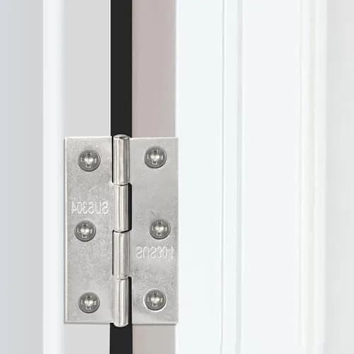 Adyoney 20Pcs 304 Stainless Steel Flat Hinges 55x34x4.4mm (2.17x1.34x0.17inch) | Pack of 20 with 120 Screws thumbnail 5