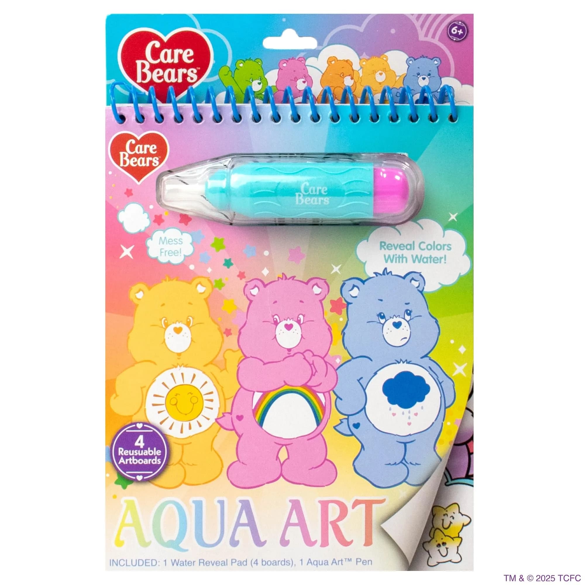 Care Bears Aqua Art Pad Paint with Water Books for Kids | Mess-Free Toddler Travel Activities