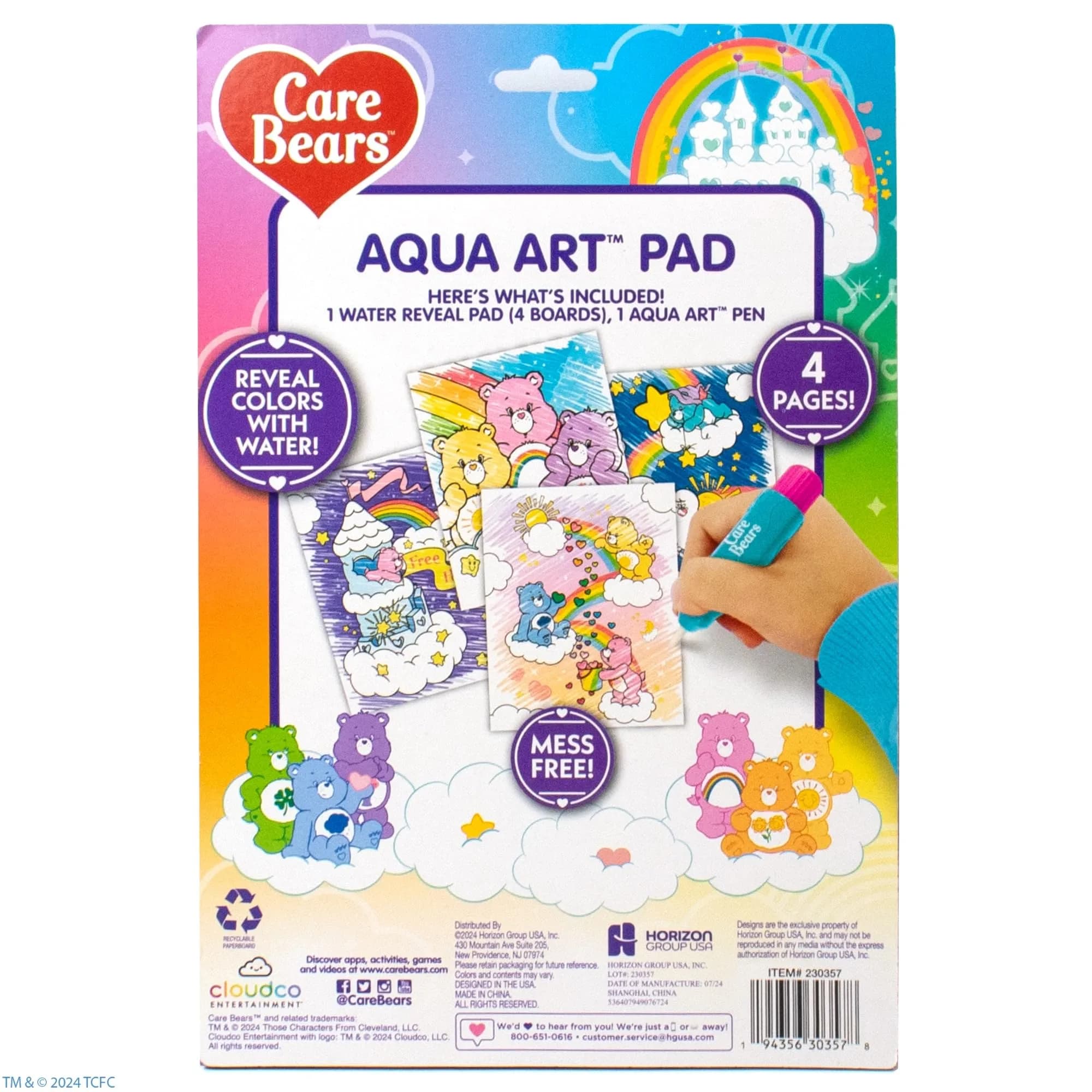 Care Bears Aqua Art Pad Paint with Water Books for Kids | Mess-Free Toddler Travel Activities thumbnail 9