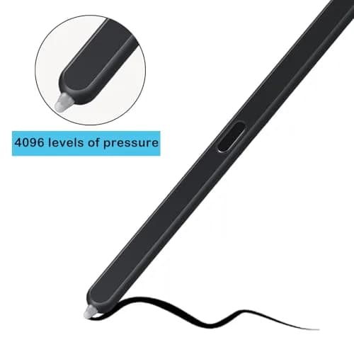Peixiong Galaxy Z Fold 6 S Pen Fold Edition Stylus Pen with 2 Nibs & Card Pin | Black thumbnail 2