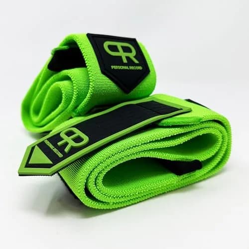 PR Personal Record Elbow Wraps for Weightlifting - Heavy Duty Construction, 36" Length, Neon thumbnail 4
