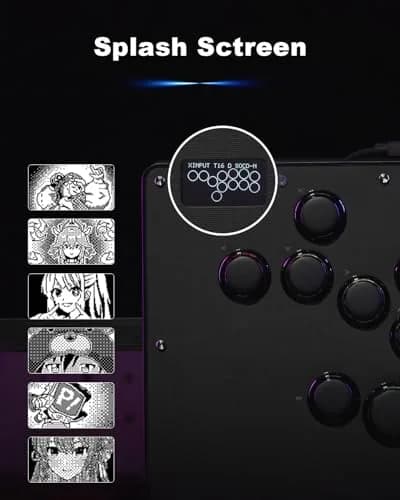 SIXSIR Haute42 U16 Leverless Arcade Controller for PC/Switch/PS5 - 16-Key Graffiti Panel, RGB, Low-Profile Switches thumbnail 5
