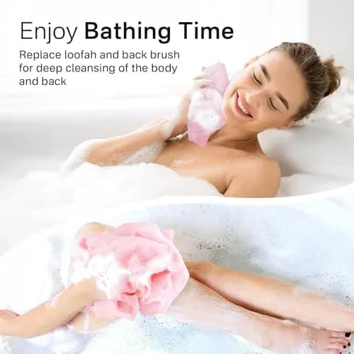 Yiclick Exfoliating Washcloth Towel 3-Pack | Gentle yet Effective Body Exfoliation for Smooth Skin thumbnail 3