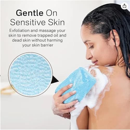 Yiclick Exfoliating Washcloth Towel 3-Pack | Japanese Back Scrubber for Body Exfoliation thumbnail 2