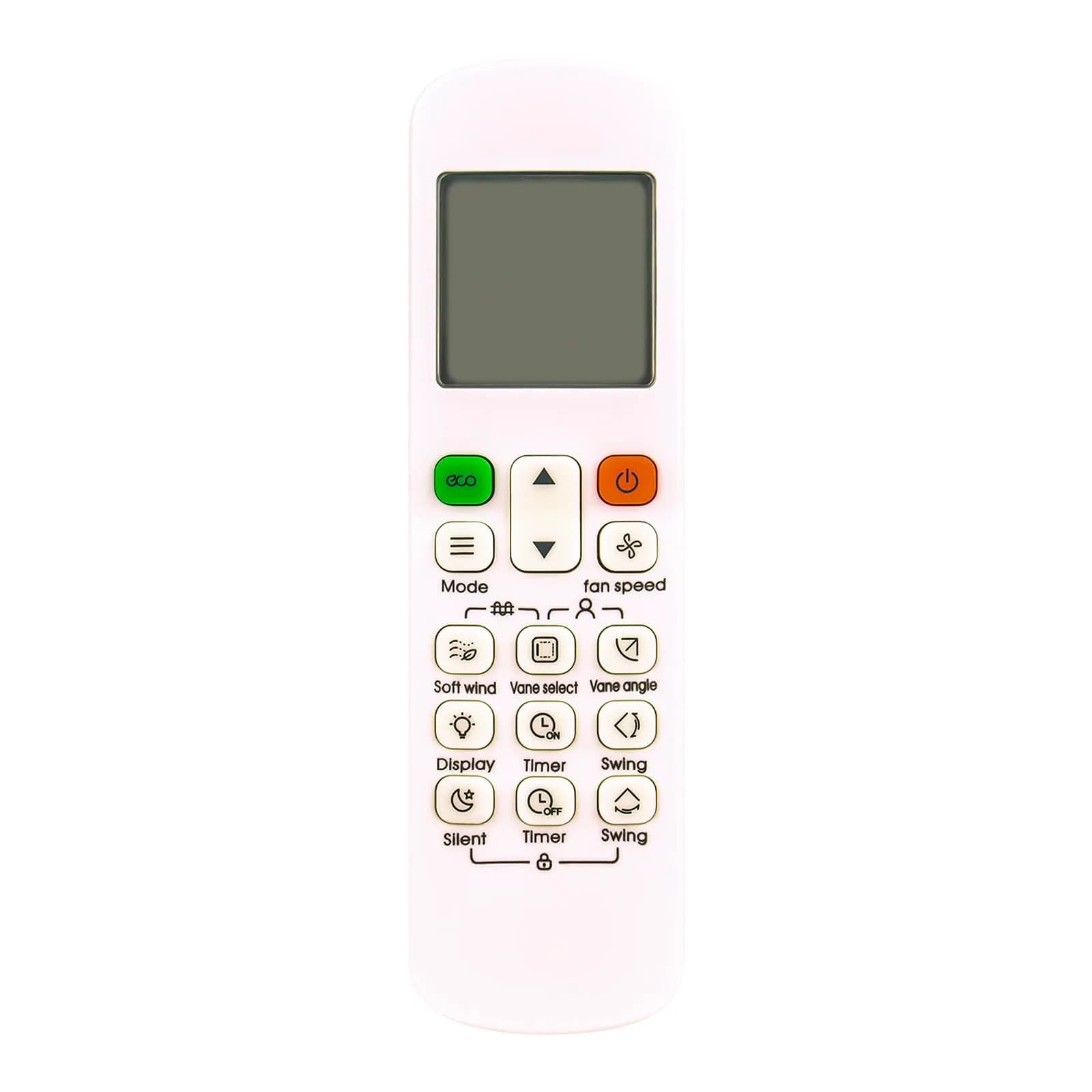 Beyution RM12F Replacement Air Conditioning Remote Control | Infrared, 10m Range - main product image