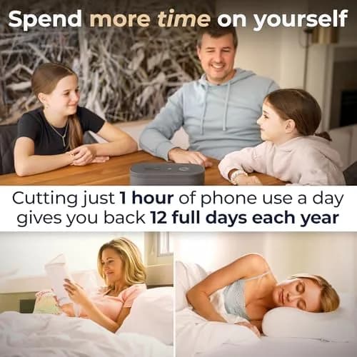 Mindsight Timed Lock Box | Unplug from Phones, Video Games, Social Media | 3 Modes | Easy to Use | Out of Sight ~ Out of Mind | Boost Your Mental Wellness thumbnail 6
