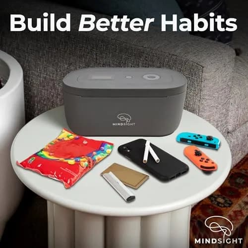 Mindsight Timed Lock Box | Unplug from Phones, Video Games, Social Media | 3 Modes | Easy to Use | Out of Sight ~ Out of Mind | Boost Your Mental Wellness thumbnail 2