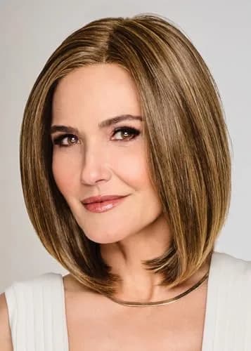 Raquel Welch Cruise Control Mid-Length Pageboy Bob Hand-Tied Wig | Light, Effortless Style in Rusty Auburn thumbnail 7