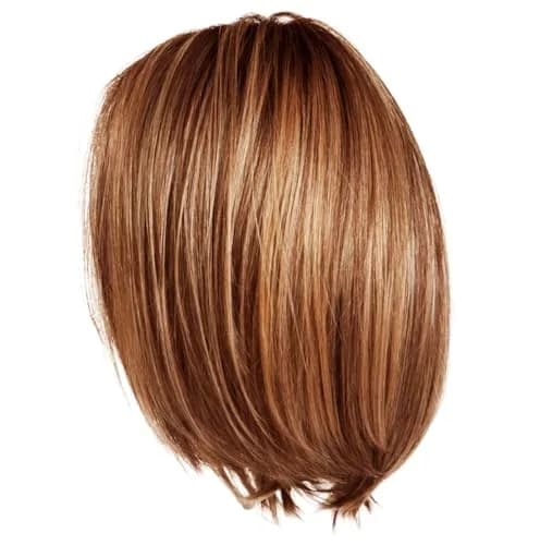 Raquel Welch Cruise Control Mid-Length Pageboy Bob Hand-Tied Wig | Light, Effortless Style in Rusty Auburn thumbnail 5
