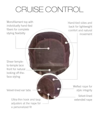 Hair u wear Raquel Welch Cruise Control Mid-Length Pageboy Bob Wig Average Cap | Lightweight, Heat-Friendly Synthetic thumbnail 4