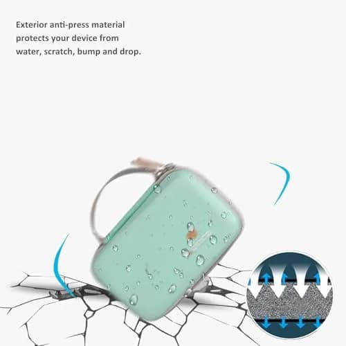 Aproca Case for Newbealer Travel Iron Mini Dry Iron -Green | Portable Hard Storage with Mesh Pocket thumbnail 7