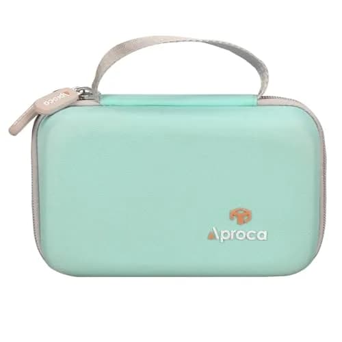 Aproca Case for Newbealer Travel Iron Mini Dry Iron -Green | Portable Hard Storage with Mesh Pocket thumbnail 3