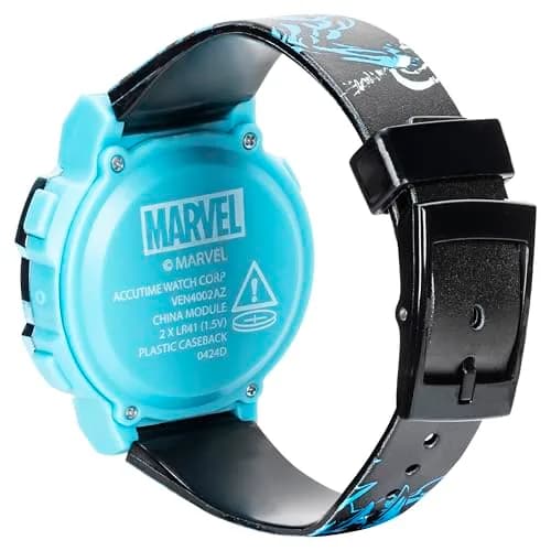 Accutime Marvel Venom Kids Watch – Light-Up Bezel, LCD Display, Adjustable Plastic Strap (Childrens, Multicolor) thumbnail 7