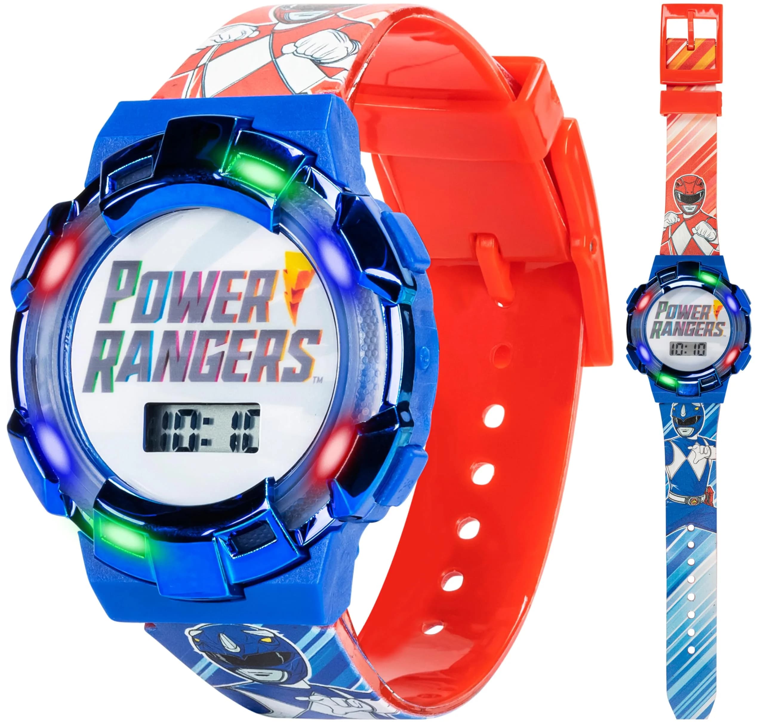 Accutime Power Rangers Kids Watch with Light-Up Bezel & LCD Display, 42.5mm Case | Fun & Durable for Boys & Girls - main product image