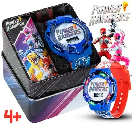 Accutime Power Rangers Kids Watch with Light-Up Bezel & LCD Display, 42.5mm Case | Fun & Durable for Boys & Girls thumbnail 2