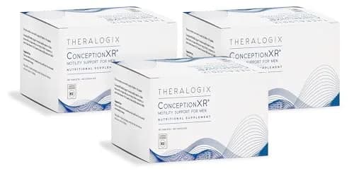 Theralogix ConceptionXR Motility Support Formula, 120 Count (Pack of 3) | Fertility Support for Men thumbnail 1