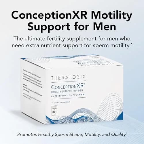 Theralogix ConceptionXR Motility Support Formula, 120 Count (Pack of 3) | Fertility Support for Men thumbnail 2